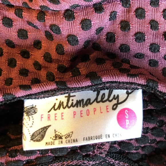 Free people intimately body con slip dress berry - Picture 4 of 4